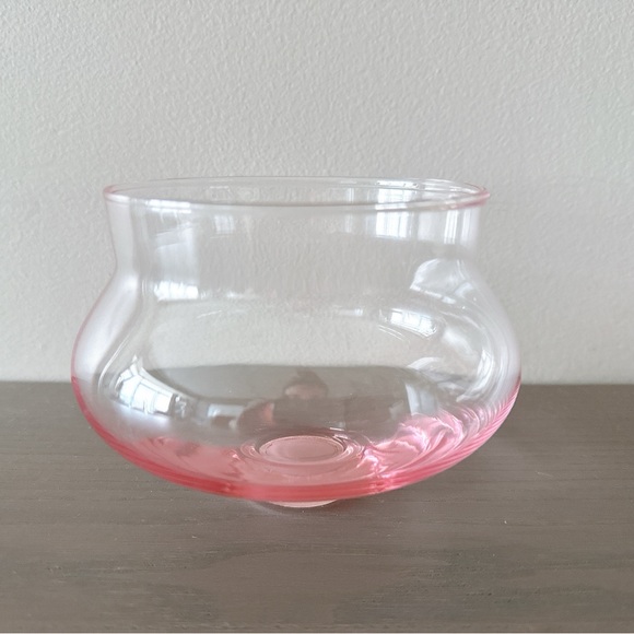 Pink glass jar / candy jar / pink dish - Picture 6 of 13